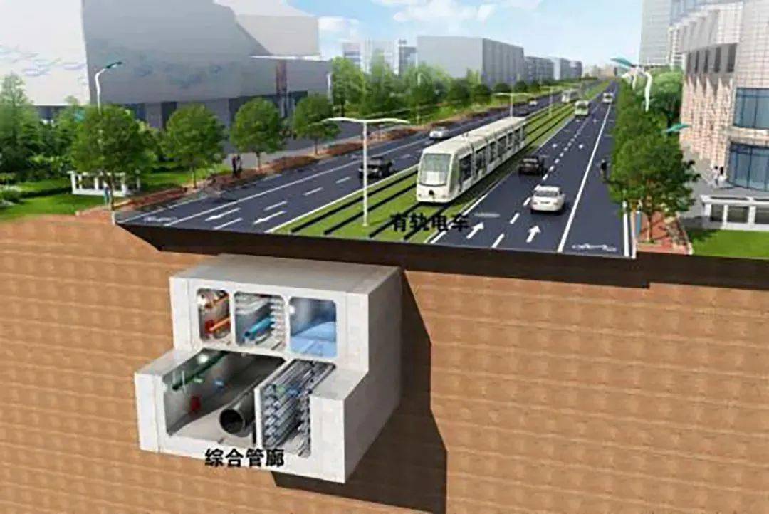 该工程目前为四川省正式投入运营成都市it大道地下综合管廊项目
