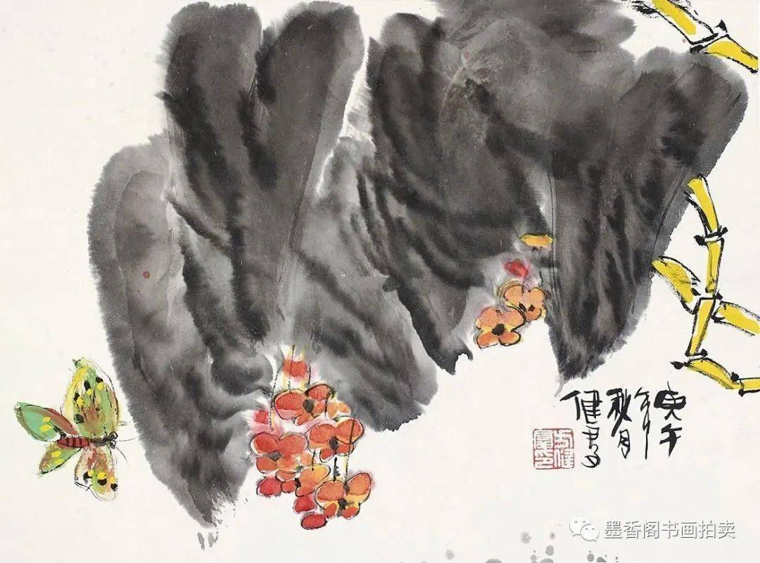 方土笔下的岭南大写意花鸟画