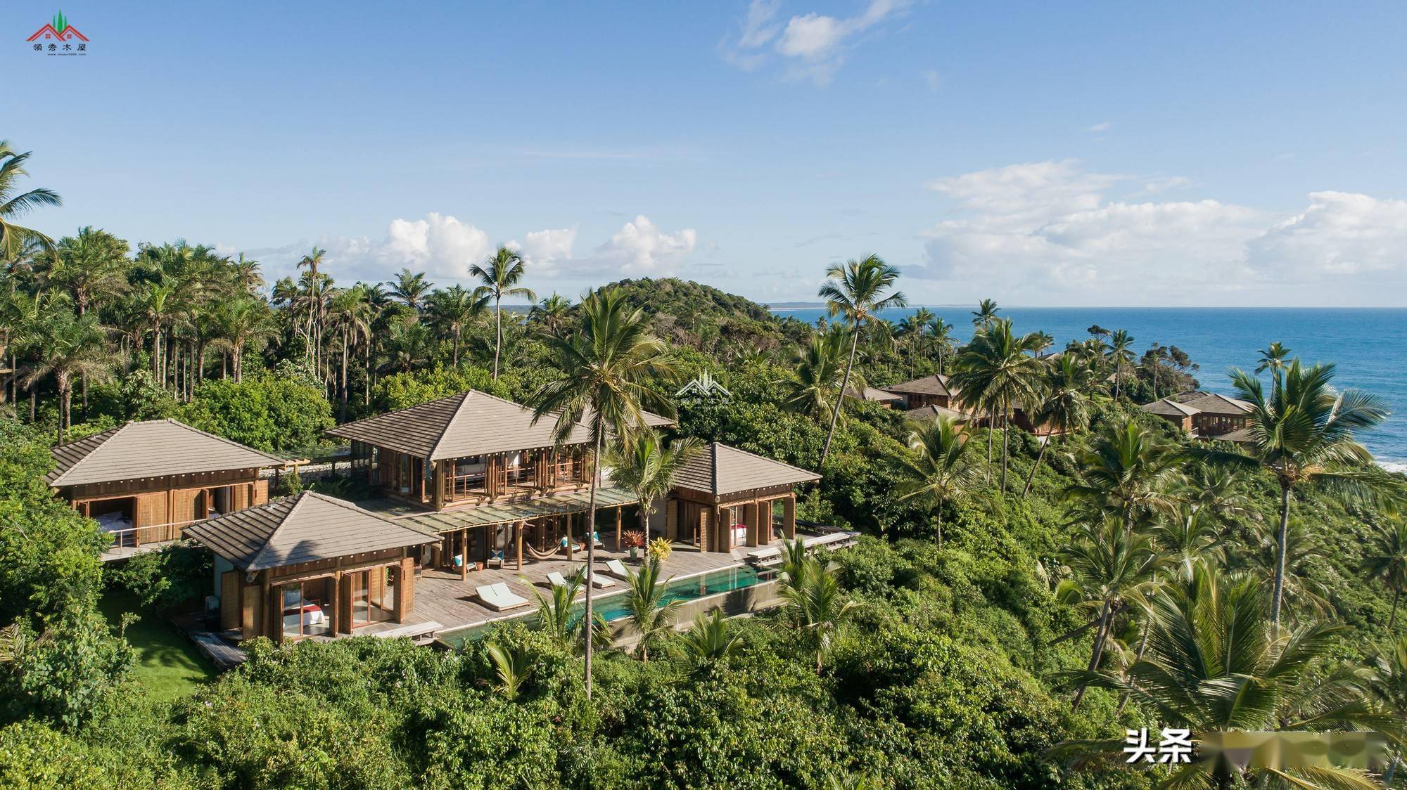 用硬木做的海边木屋民宿酒店效果就是不一样喜欢的朋友可以看看