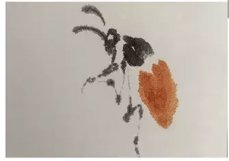 儿童国画小蜜蜂的画法图片