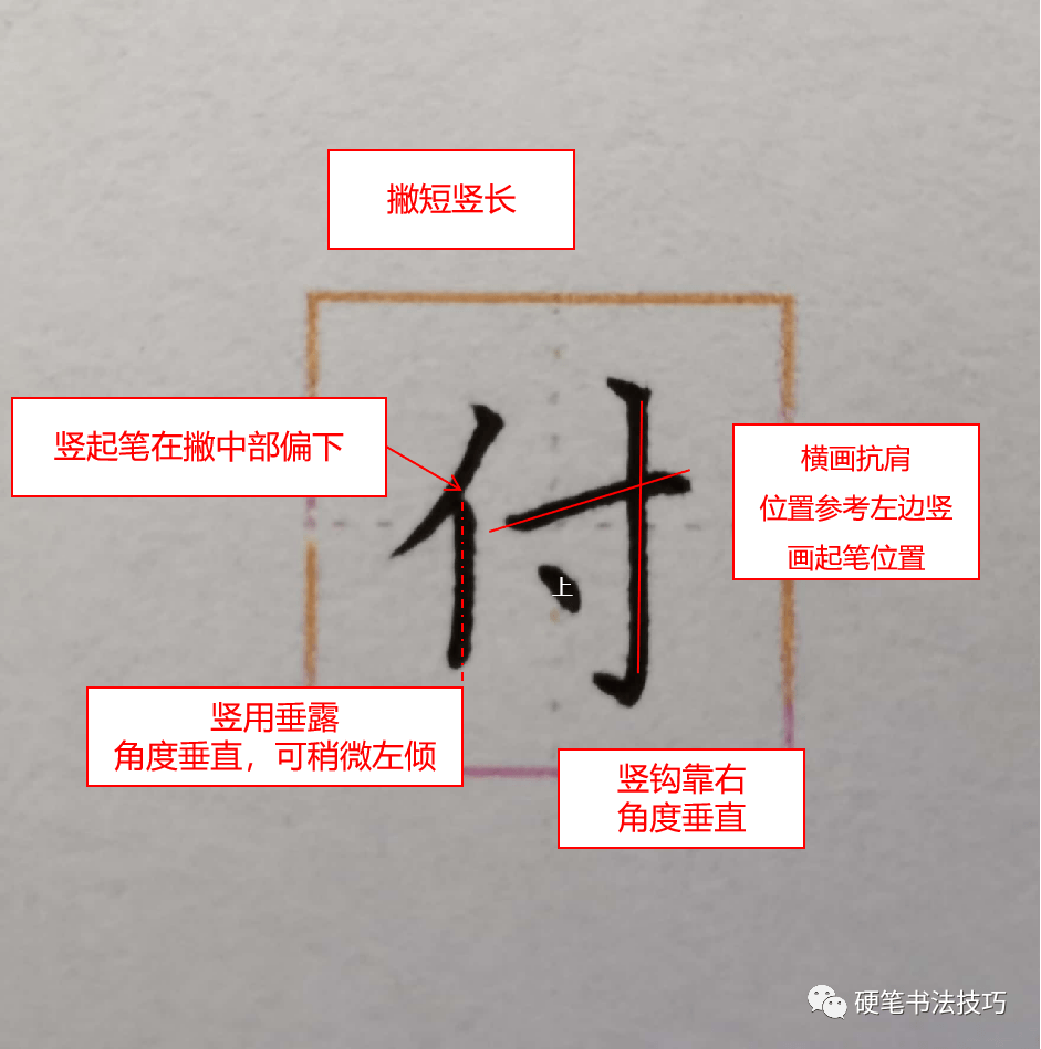 練字技法單人旁與雙人旁應該如何寫