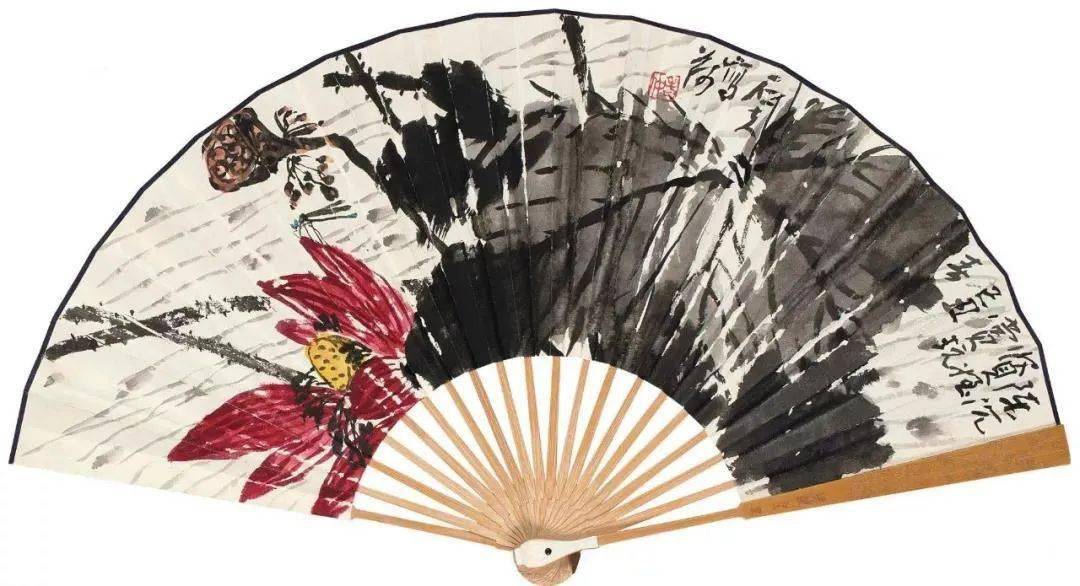 欣赏| 33幅荷花扇面,清香扑鼻_作品