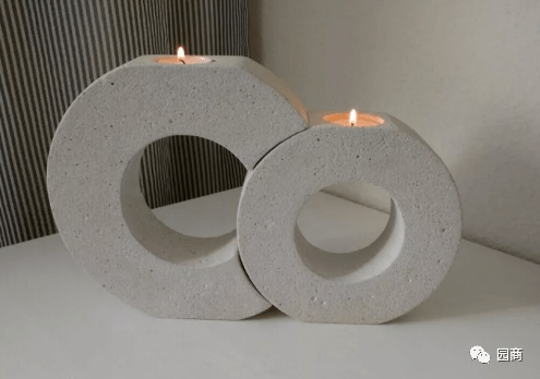 优雅的水泥艺术品