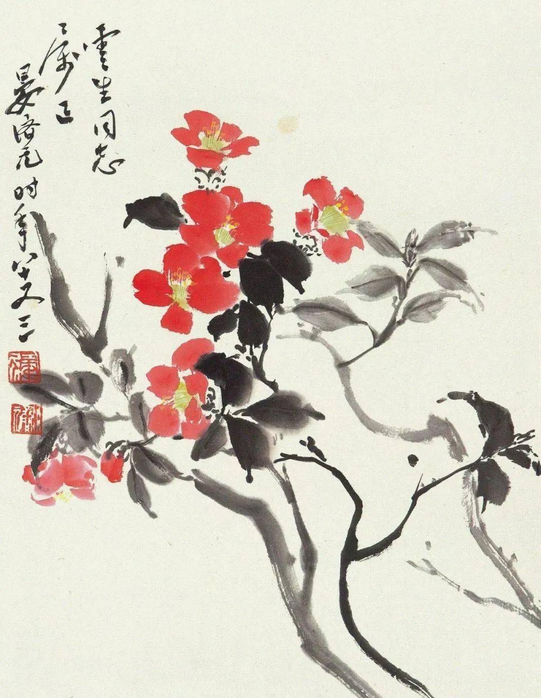 花香鸟语,国画名家笔下春意浓