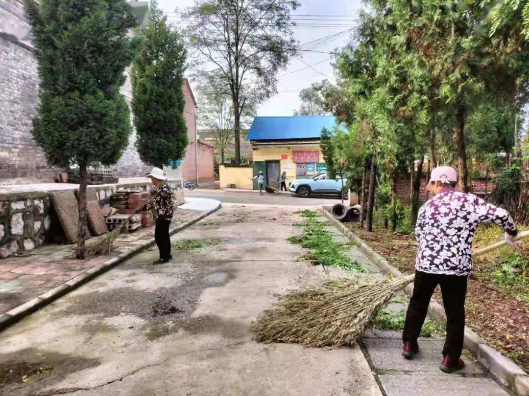 清理街巷司家川,河西等村拆除危房危墙拆除危房危墙新庄村对河坝进行