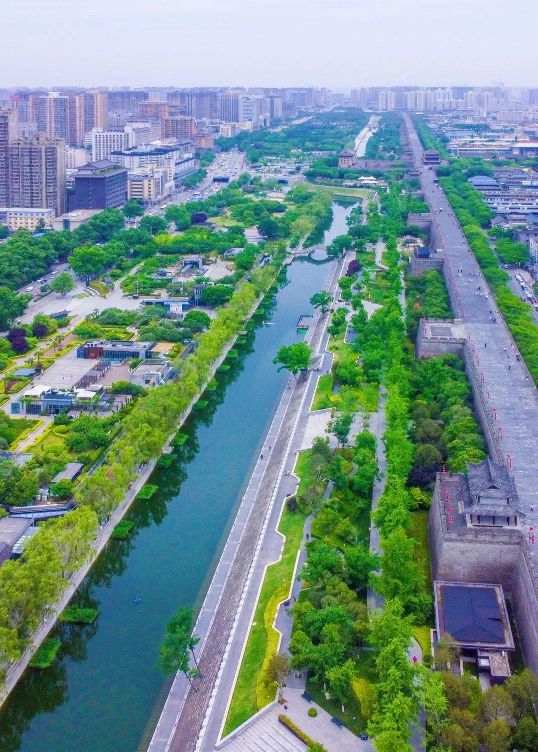 安阳护城河二期改造图图片