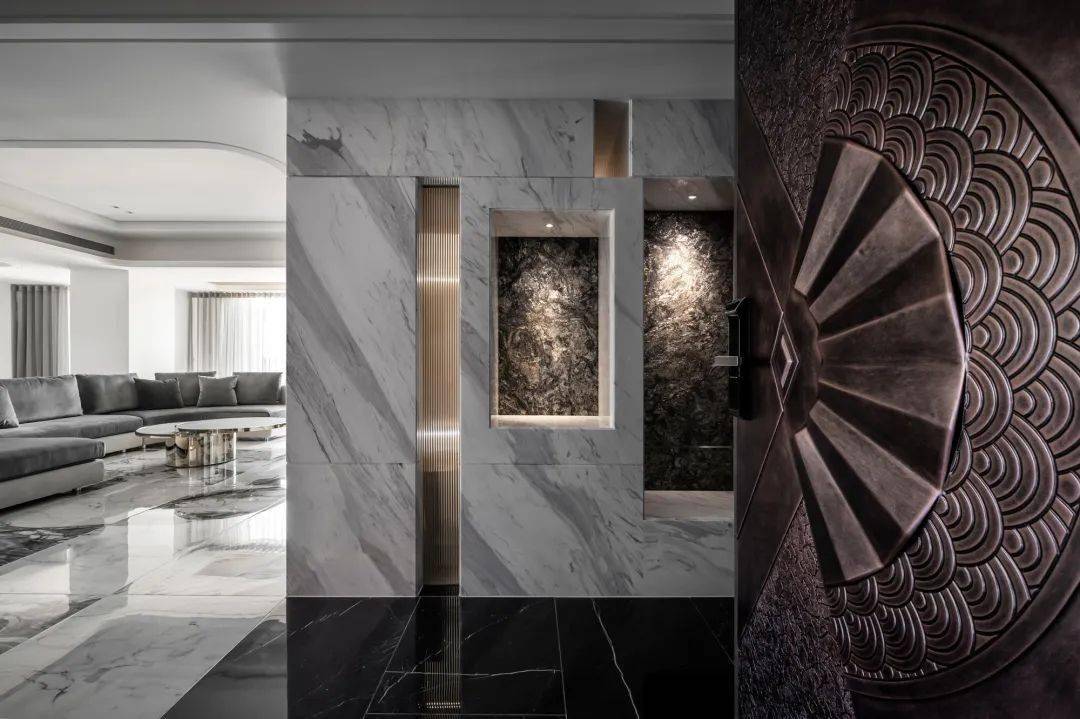 188㎡时尚大理石现代风的奢宅_石材
