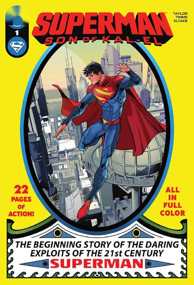 DC漫画公开了《超人 卡艾尔之子》第一期正式封面