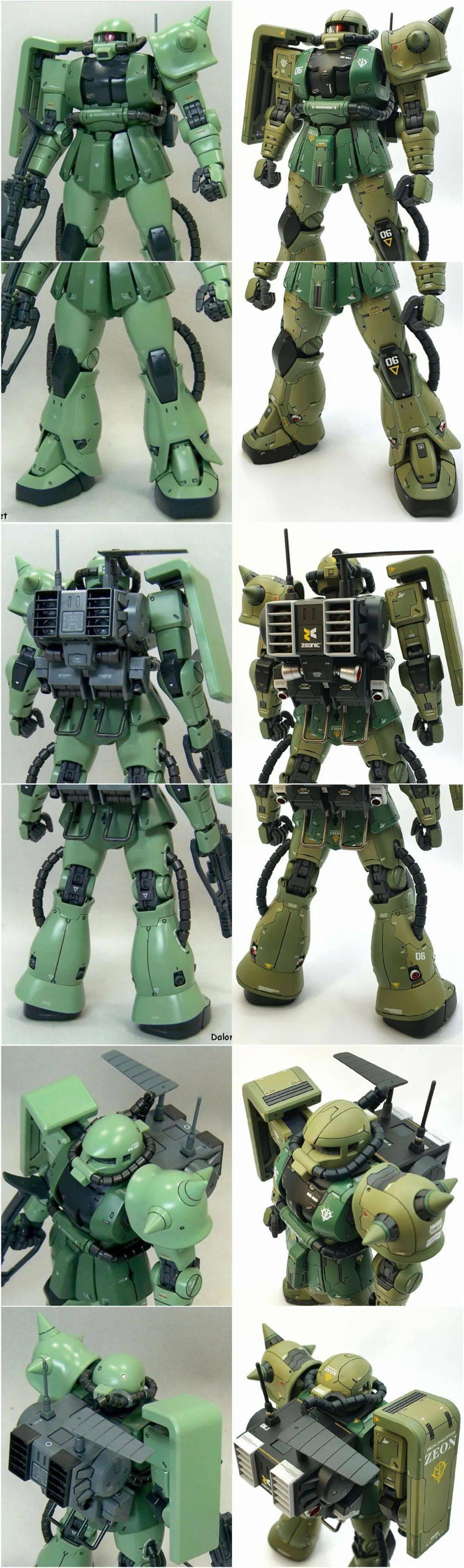 mg布雷型扎古2细化改造涂装