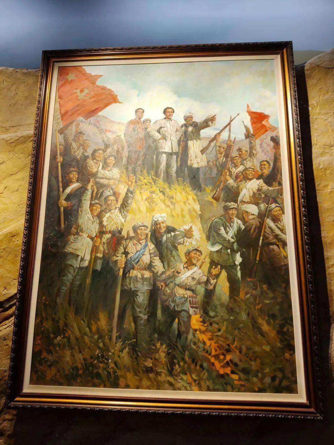 我们在路上陕西吴起实践分团集体参观中央红军长征胜利纪念园