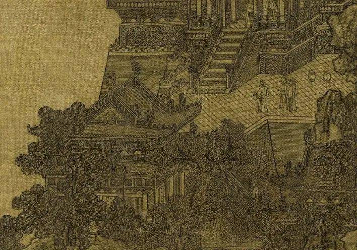 滕王阁古画赏析夏永61滕王阁图