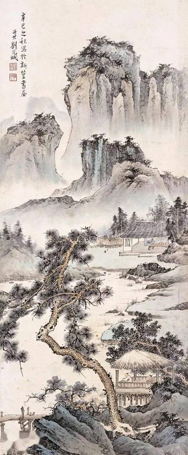 北宗山水大师山水作品20幅绝美