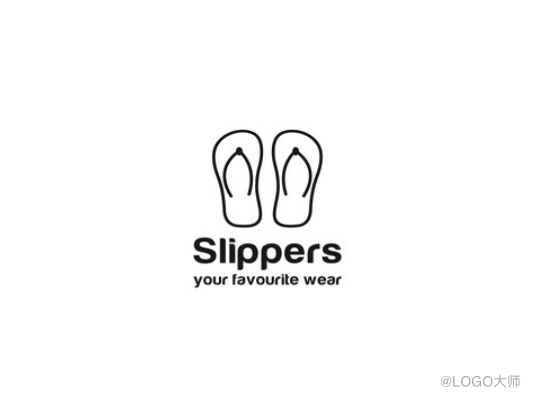 拖鞋元素logo设计欣赏