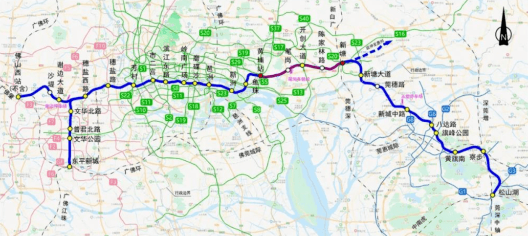 30分钟通达佛穗莞城际来了