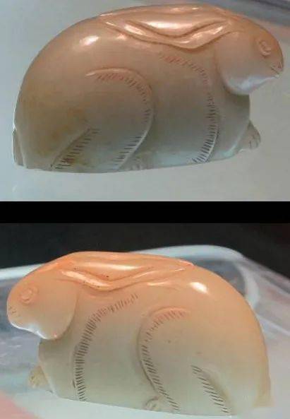 白玉兔形镇纸南宋青玉兔镇纸浙江衢州王家公社瓜园大队史绳祖墓出土