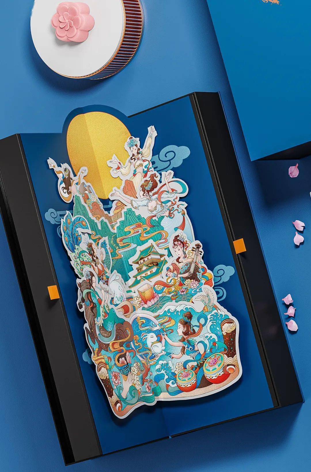 这些国风插画礼盒的包装设计太精彩了
