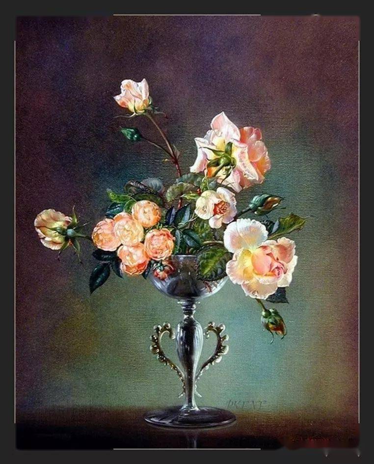 法国cecil kennedy油画花卉