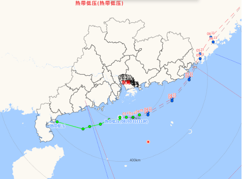 颱風白色預警生效!