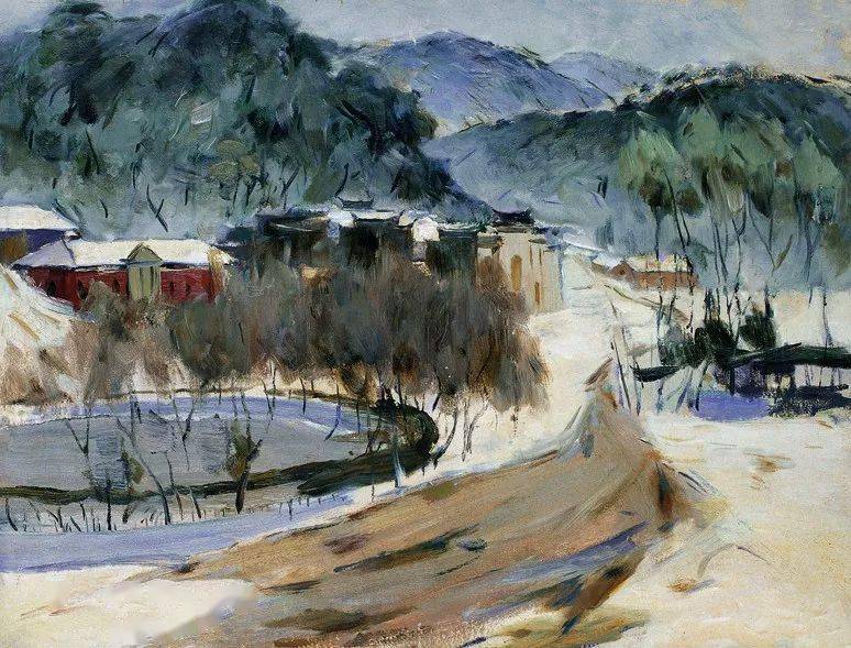 中央美术学院教授林岗写生