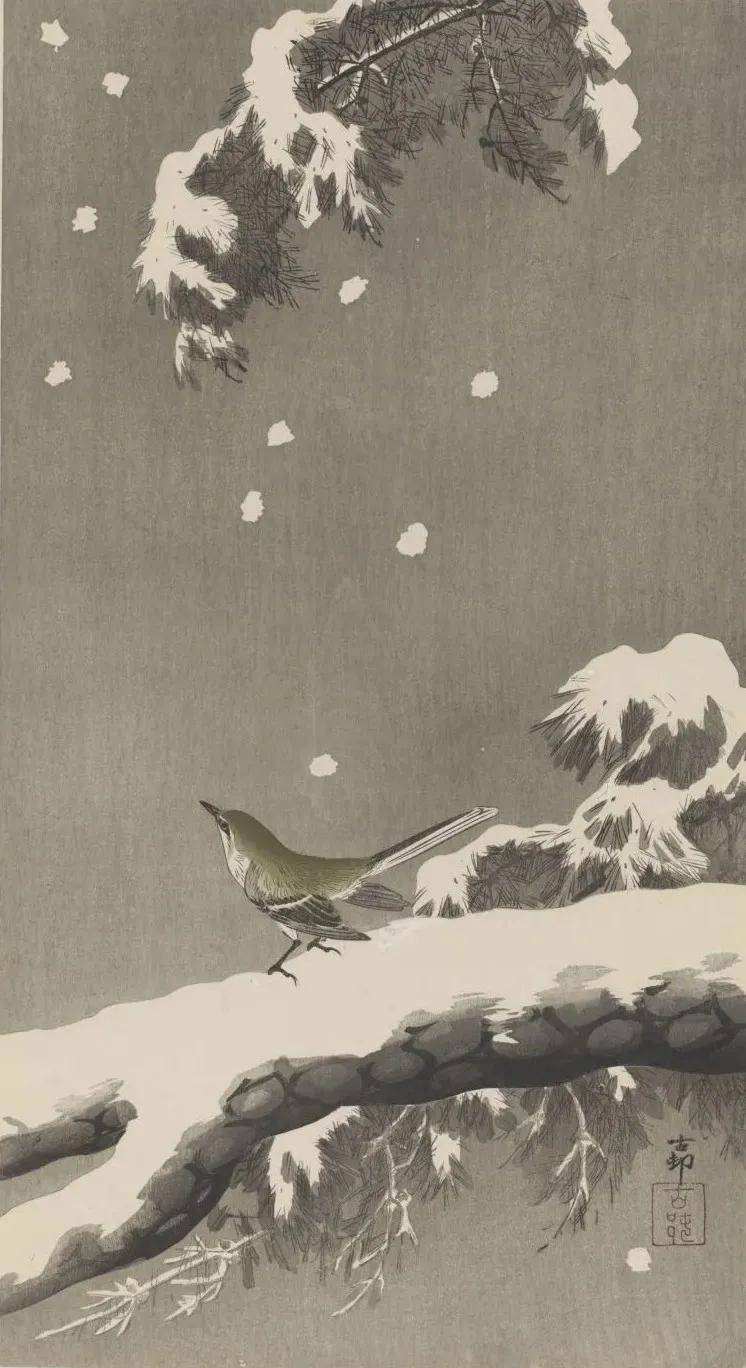 日本画家的花鸟画