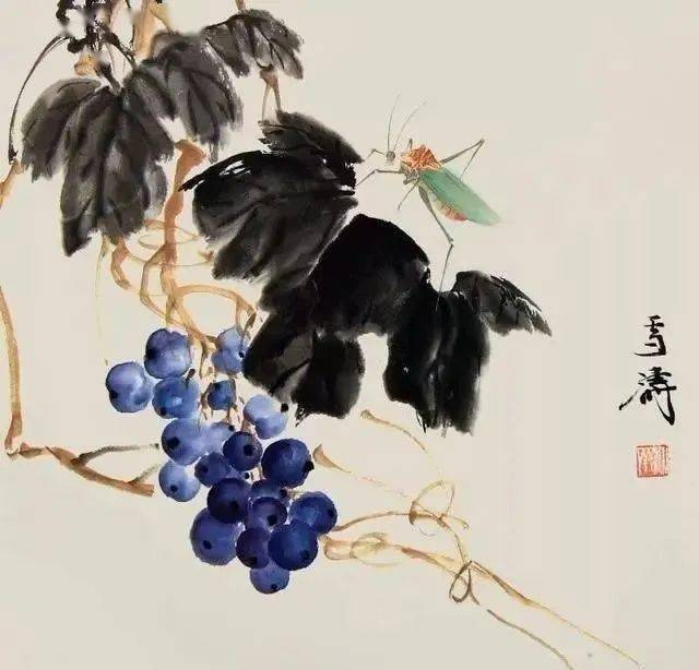 小中见大,小趣大雅——王雪涛笔下的花鸟葡萄!