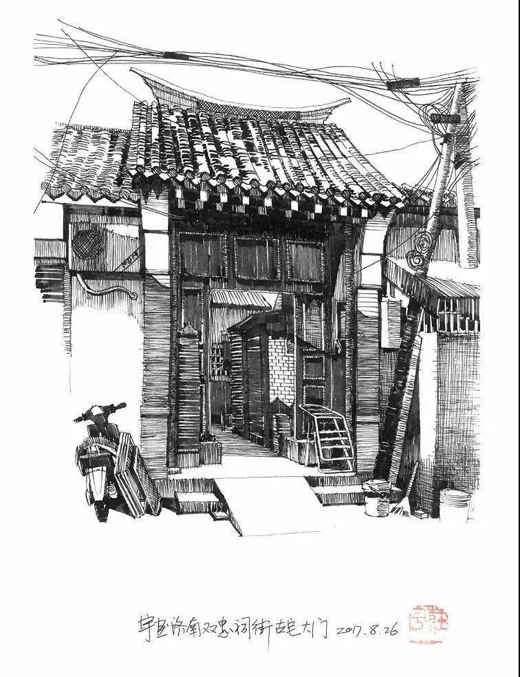 手绘济南古迹,很经典!