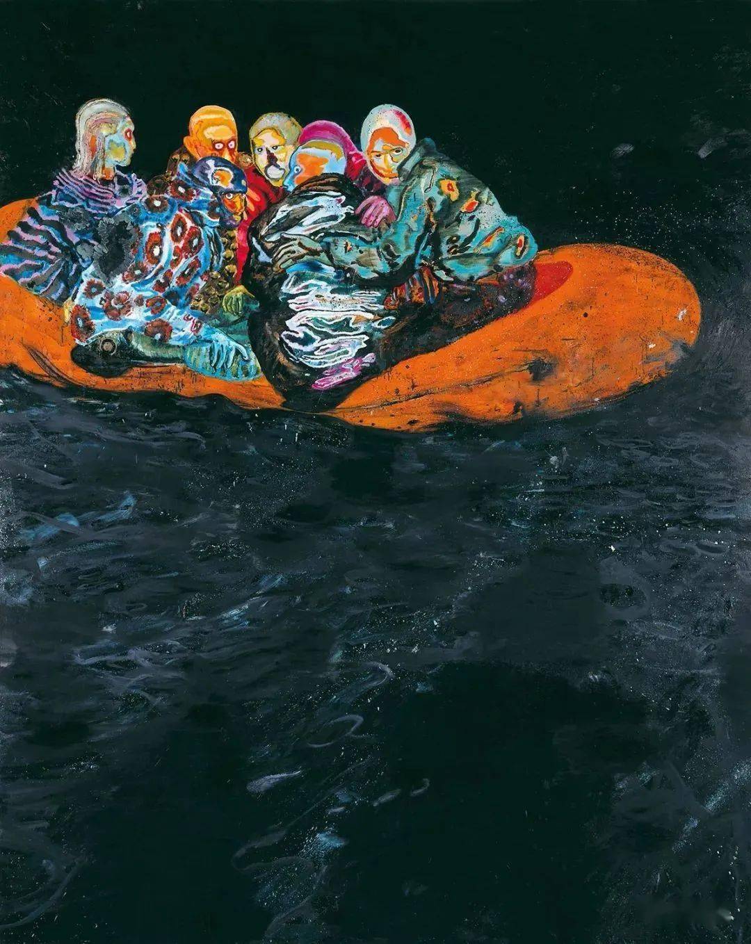 写生啦绘画是一种思维形式德国当代艺术家丹尼尔里希特作品