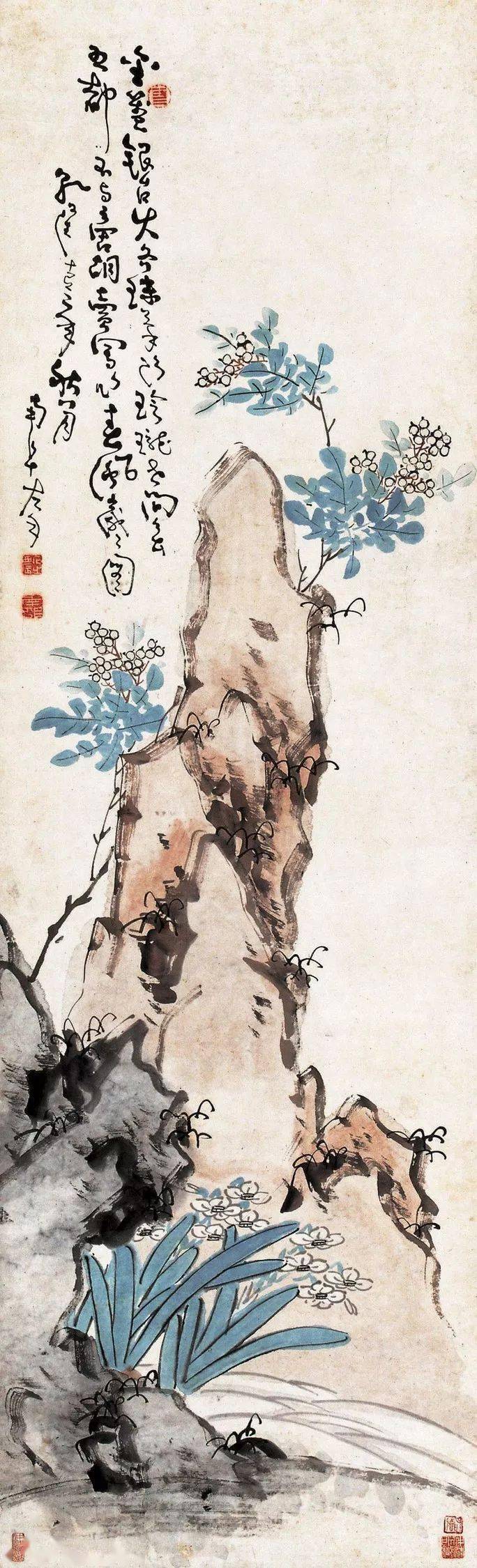 高凤翰玩石爱石画石嗜石如命