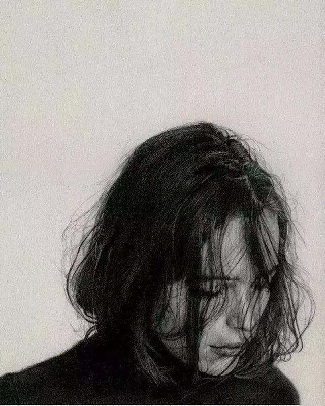 日本插画师masatotsuchiya黑暗系风格素描