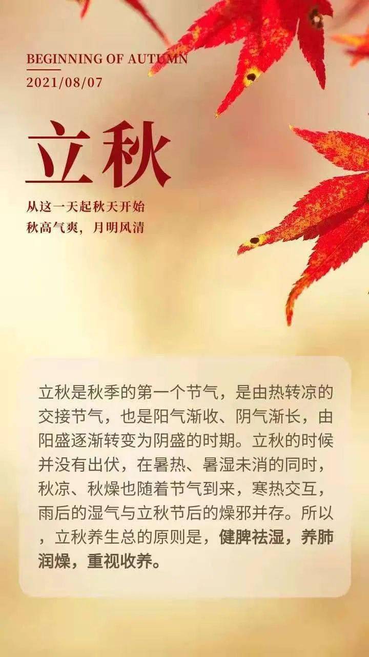 管仲瑶|今日立秋 | 从今天起，秋高气爽，月明风清