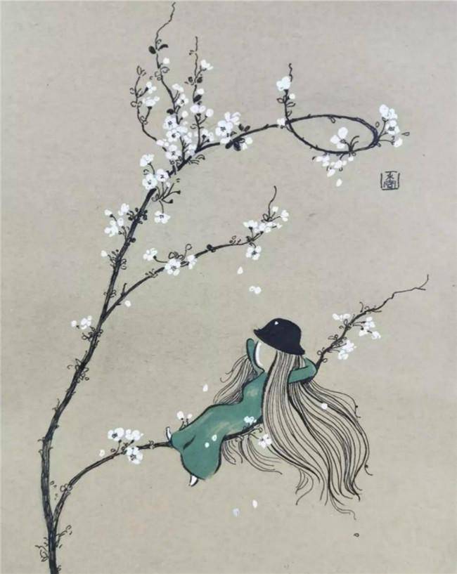 学校创始人之一的香香老师(刘晓宁)举办的《自由自在》个人插画作品展