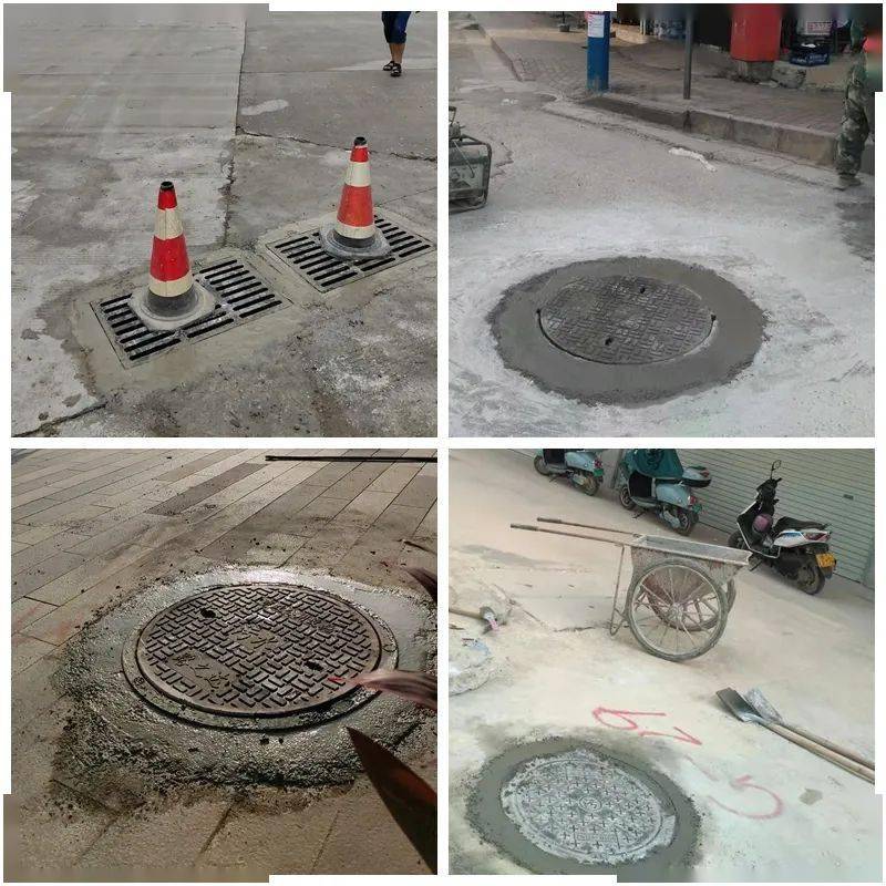 靖西开展专项整治更换维修破损缺失窨井盖510个