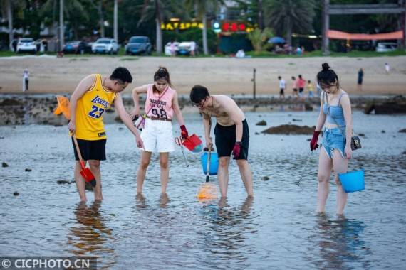 无人机|海南琼海：秋来赶海乐