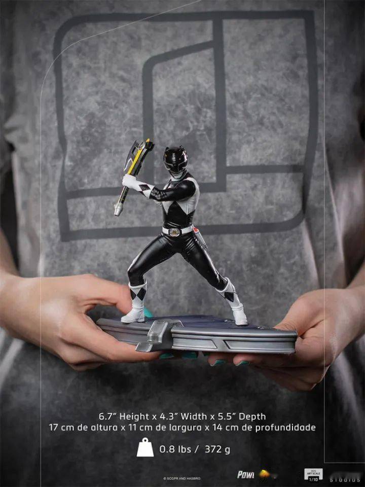 ironstudiosbdsartscale金刚战士红黑蓝黄粉红战士110比例雕像