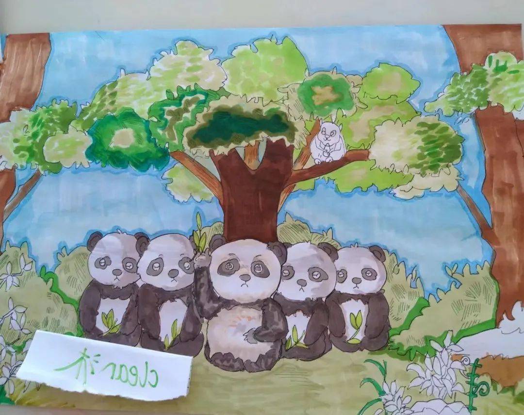 我爱熊猫勇士插画大赛火热进行中