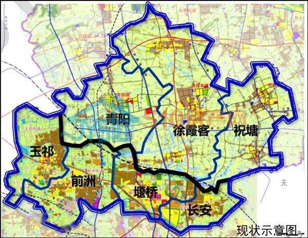 霞客灣科學城戰略規劃範圍:北起顧桐路(規劃),暨南大道,南達市域邊界