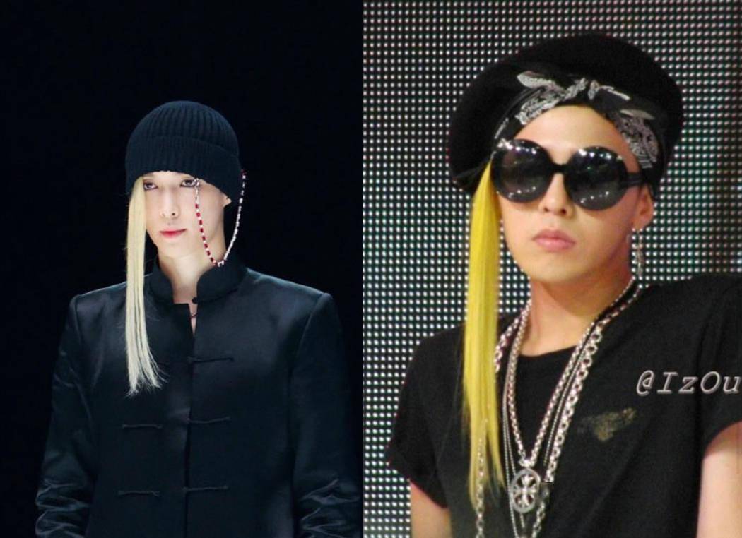 张艺兴最新造型曝光假发片加黑帽被指是在模仿权志龙