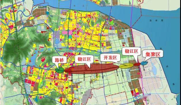 经路桥区,椒江区,终于规划台东大道(疏港大道,路线全长约10