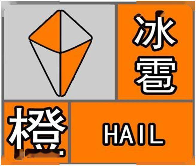安阳市发布冰雹橙色预警信号