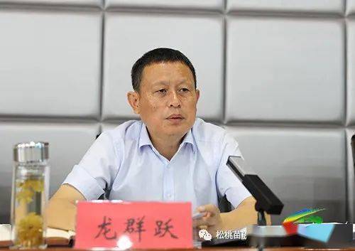 县委书记龙群跃,县委副书记,县人民政府县长吴廷友参加会议,市驻松