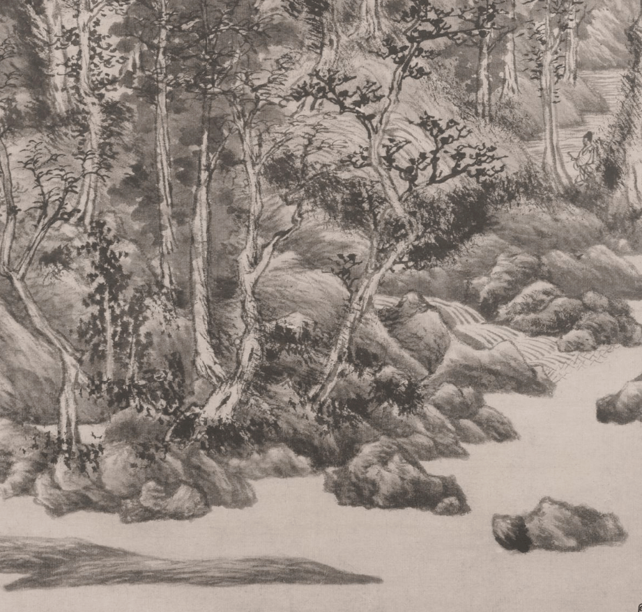 书画赏析到元四家之王蒙的归隐山水画里隐居去