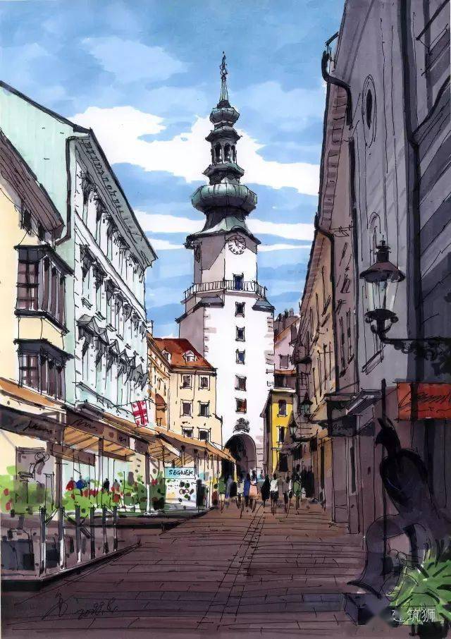 给你不一样的色彩世界金卫钧大师手绘作品欣赏