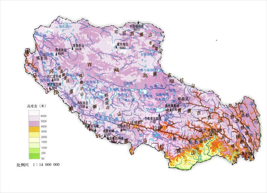 收藏丨漂亮简洁的各省市地形地势高清地图