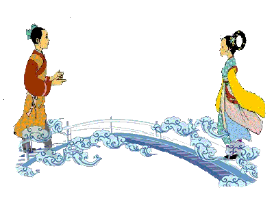 牛郎织女从鹊桥渡天河相会的日子