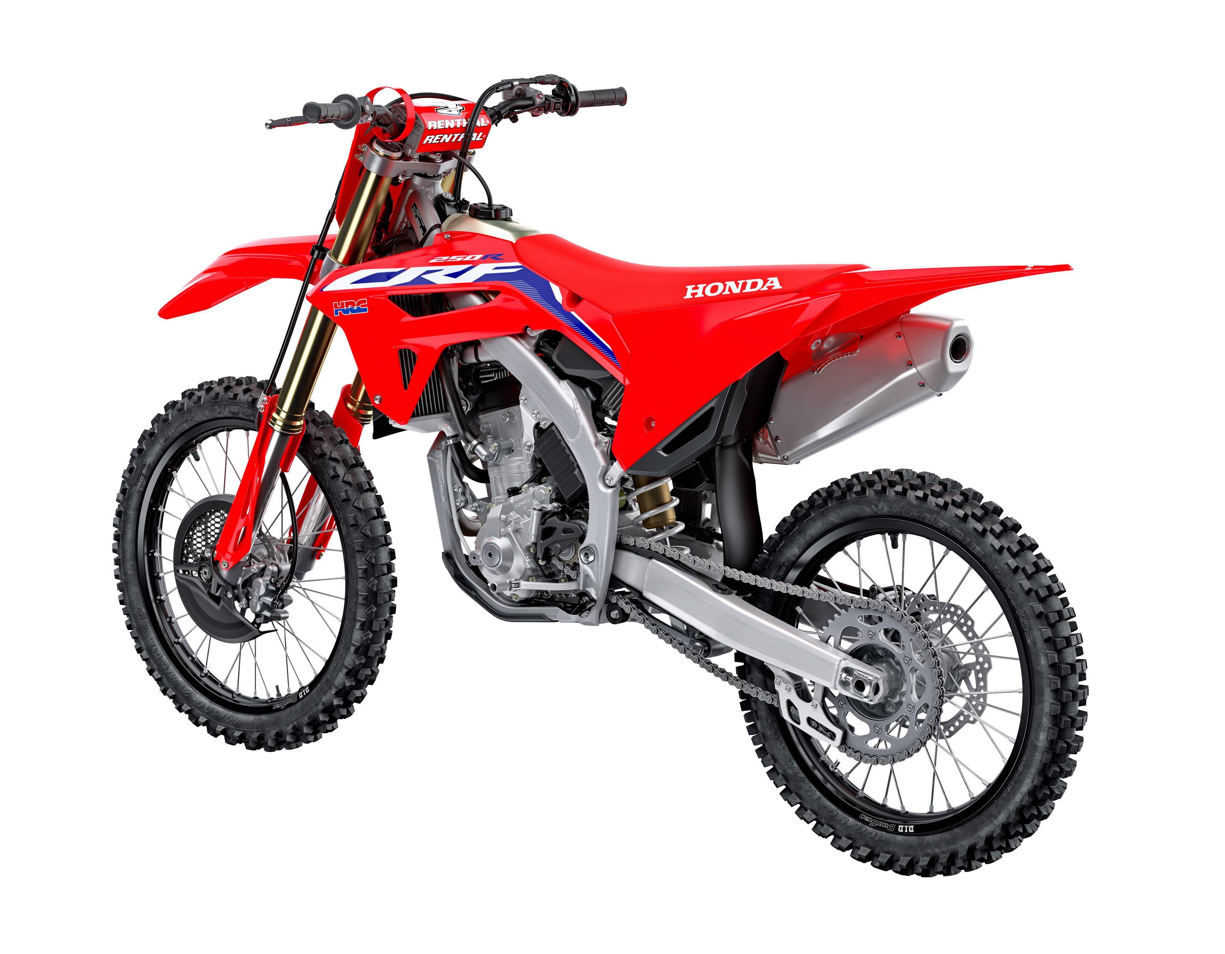 honda 新一代越野赛车 2022 crf250r:车体
