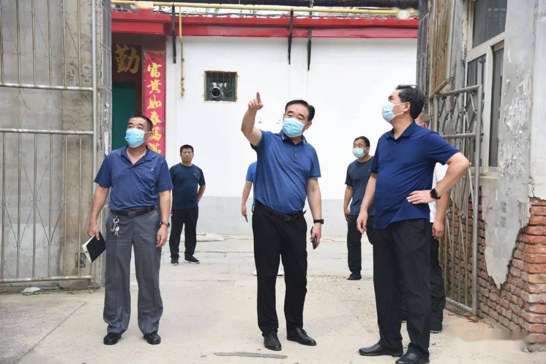 创建文明城市临西县威县主要领导调研文明城市创建工作