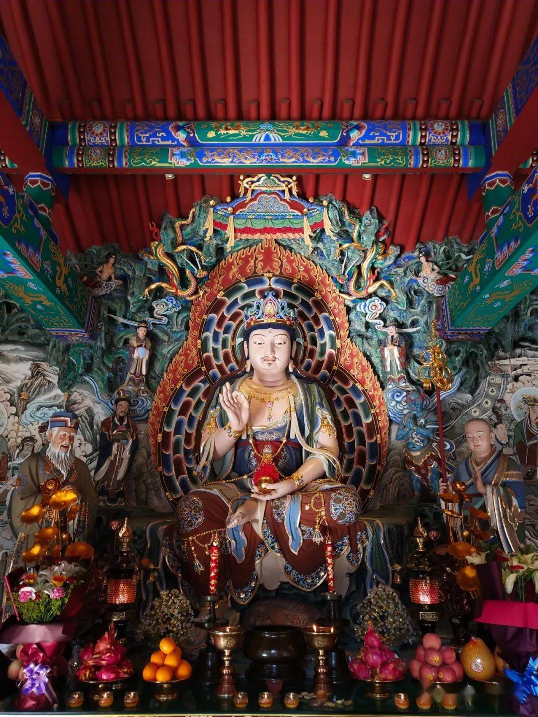 五台山黛螺顶于辛丑年农历七月初九启建护国息灾盂兰盆法会