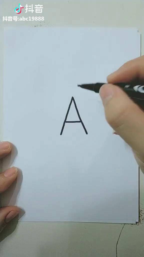 字母a能画出什么简笔画呢一起来举爪