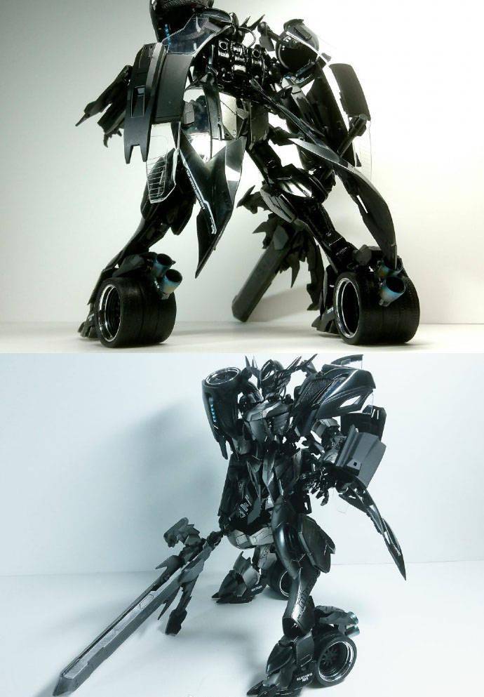 高达模型变形金刚化改造可变形跑车巴巴托斯高达模型