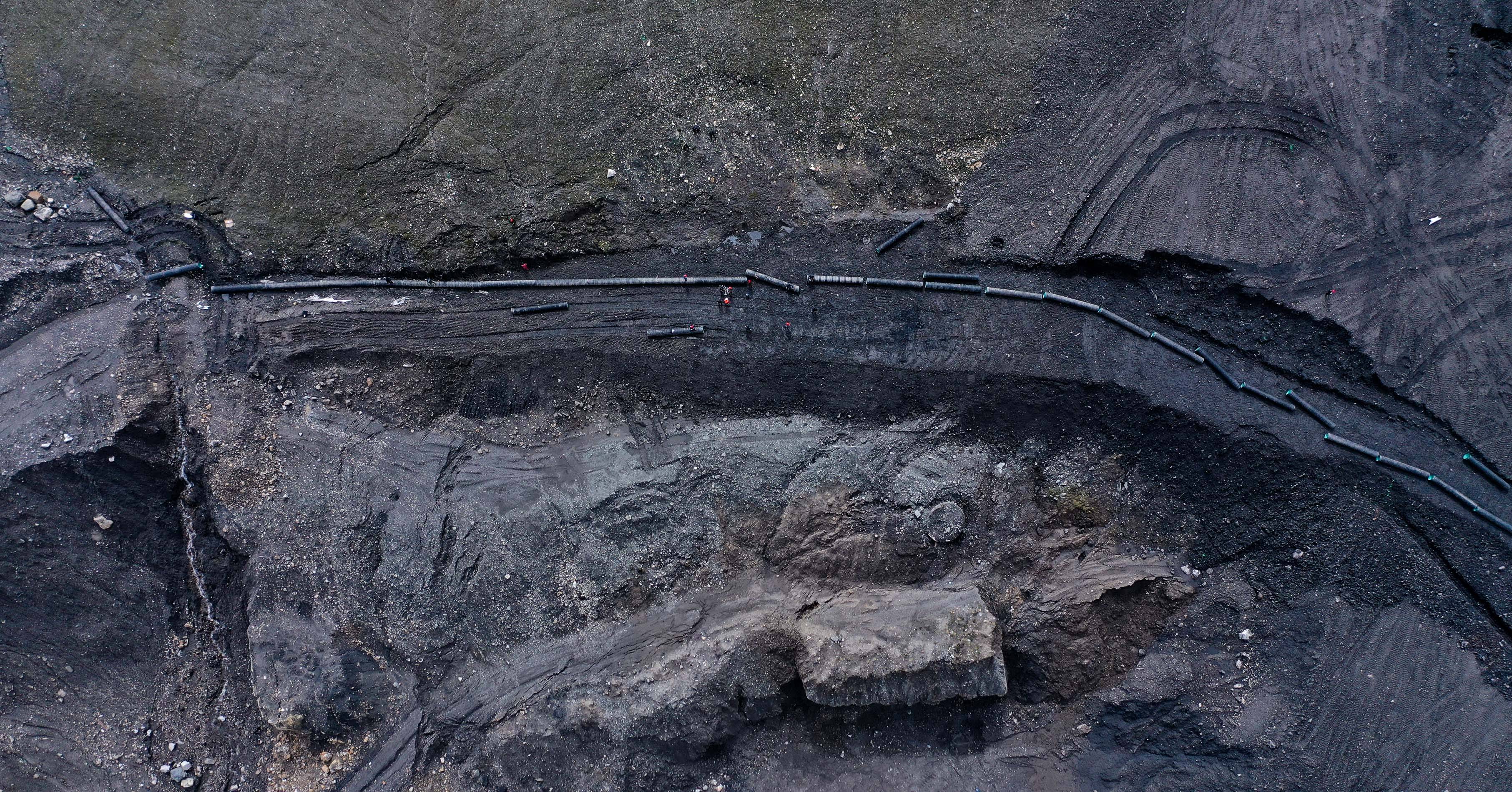 王家塔煤矿顶板事故图片